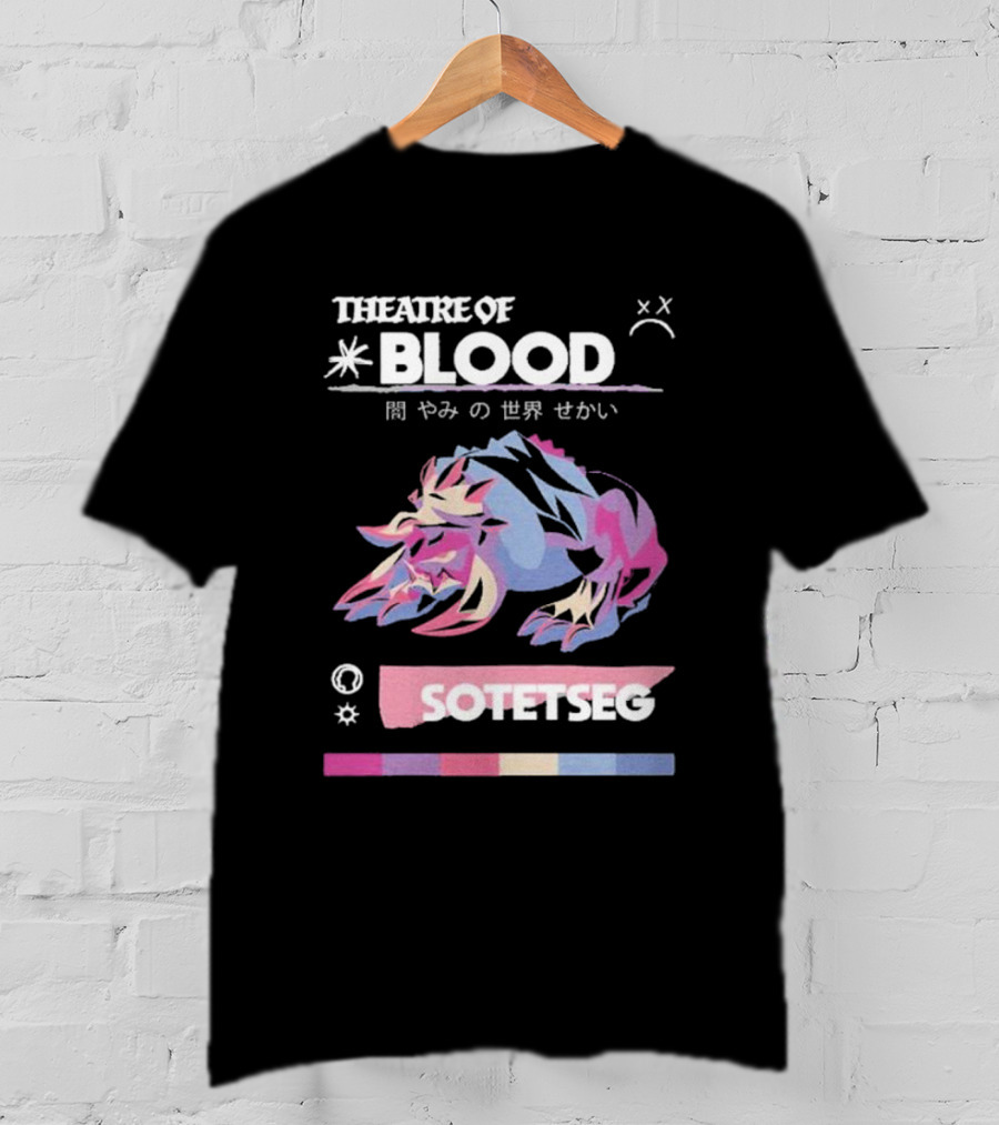 Theatre Of Blood Sotetseg Japanese Kanji Dragon T-Shirt