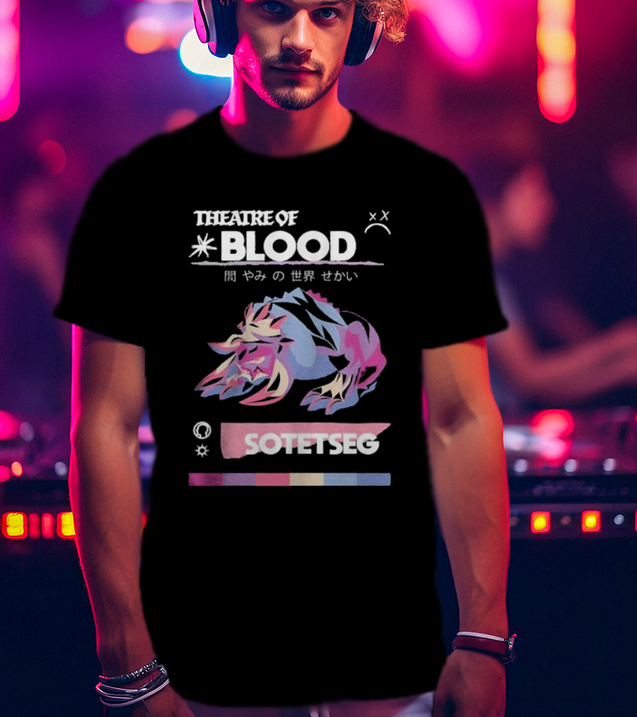 Theatre Of Blood Sotetseg Japanese Kanji Dragon T-Shirt
