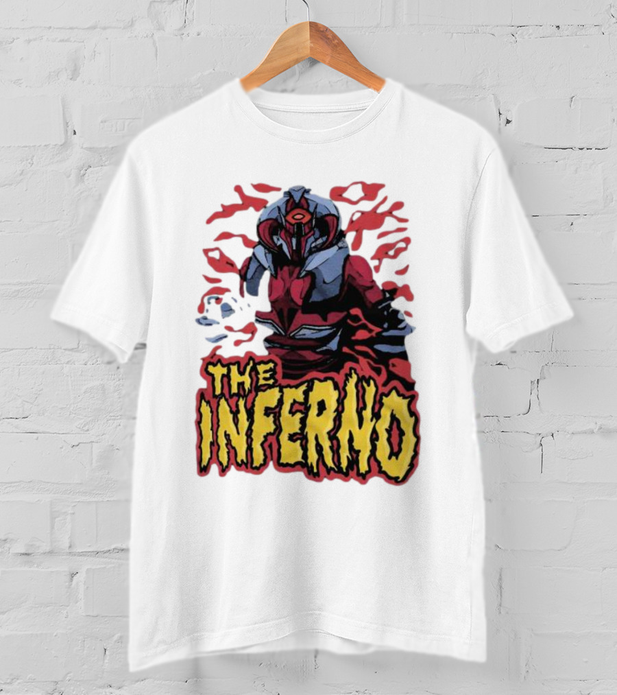 Zuk The Inferno Warrior With Fiery Background T-Shirt