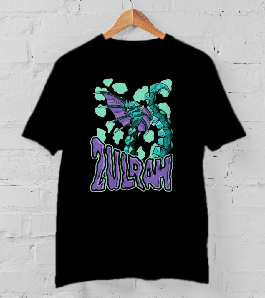 Zulrah Serpent Dragon Purple And Teal Fantasy T-Shirt