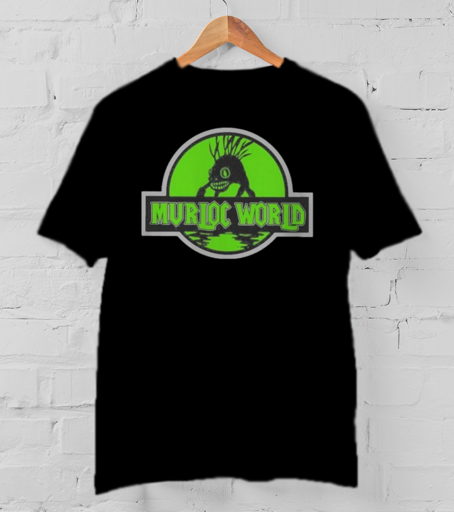 Murloc World Jurassic Symbol Green Creature T-Shirt