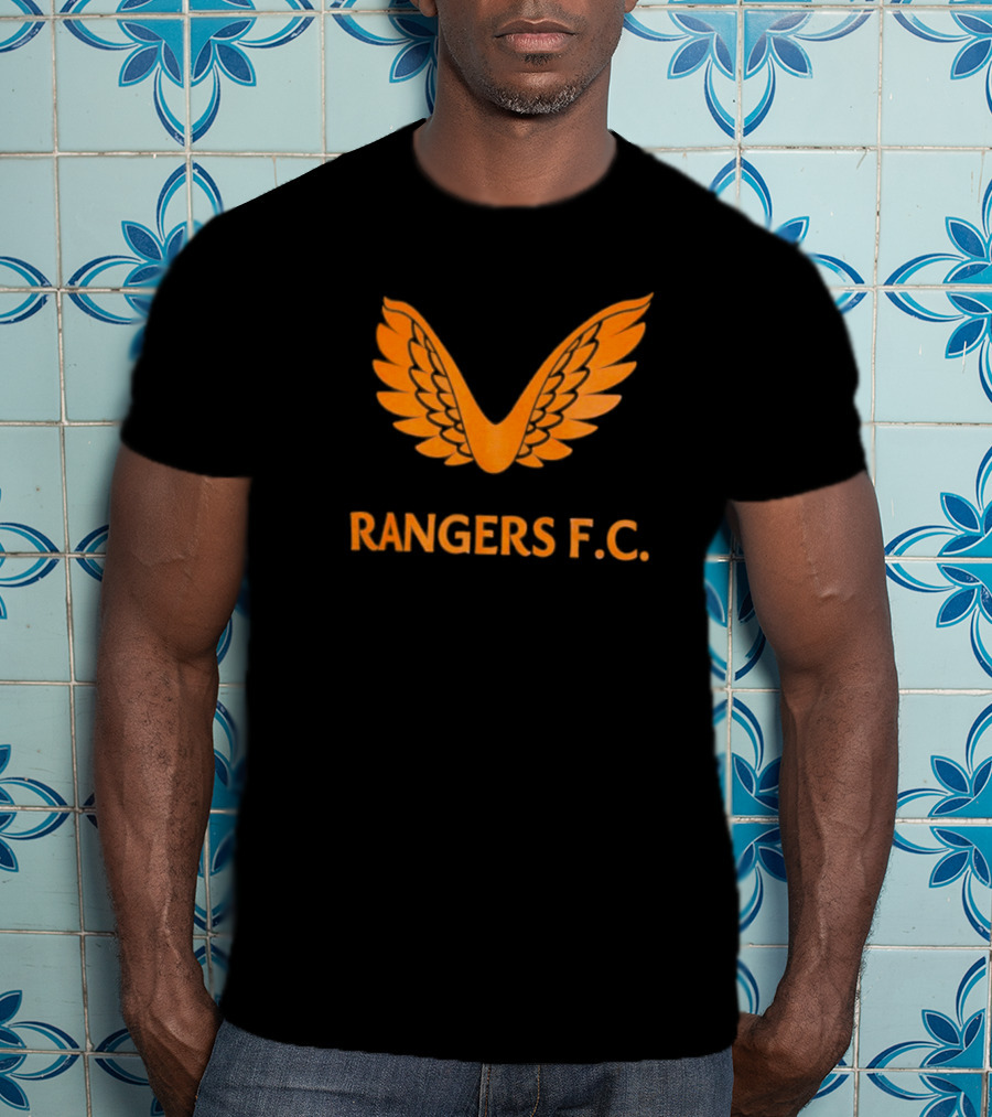 Rangers F.C. Orange Winged Emblem T-Shirt