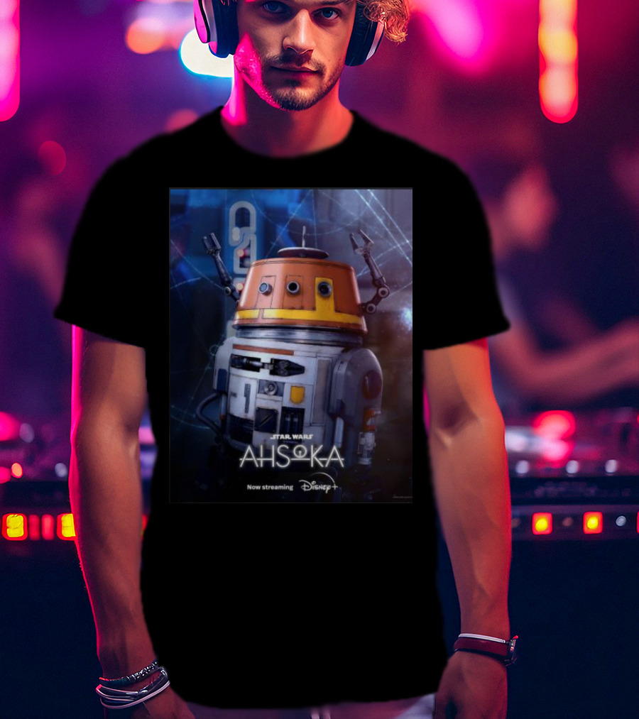 Star Wars Ahsoka Chopper Droid Character Now Streaming Disney+ T-Shirt
