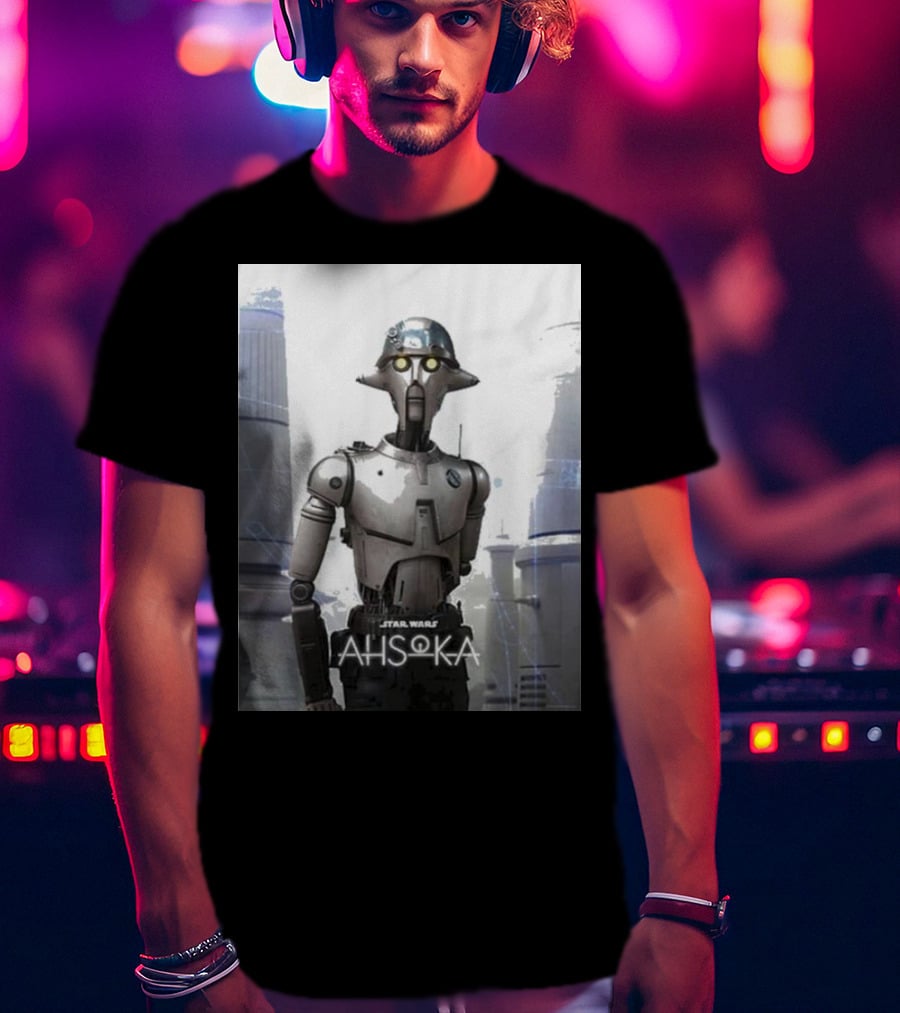 Star Wars Ahsoka Huyang Character Robot Droid T-Shirt