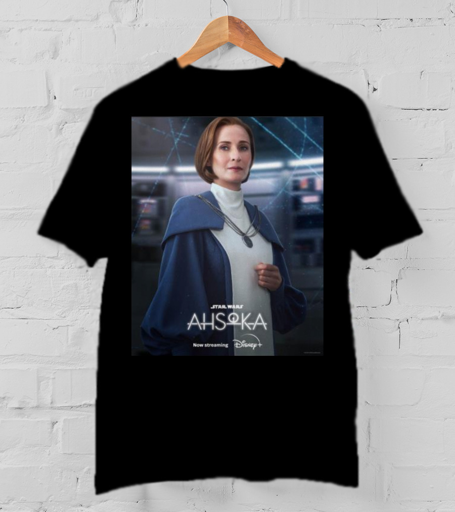 Star Wars Ahsoka Now Streaming Disney Plus Mon Mothma Character T-Shirt