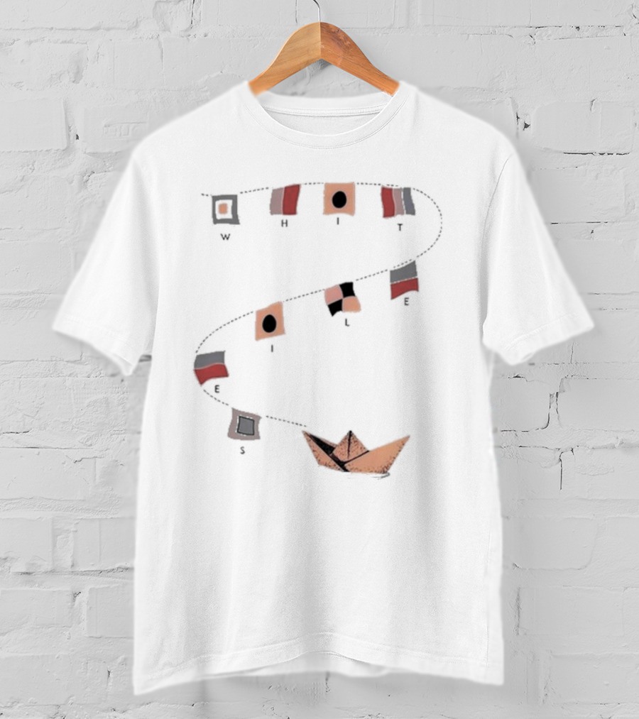 White Lies Nautical Flags 9 20 23 T-Shirt