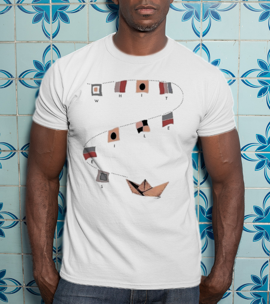 White Lies Nautical Flags 9 20 23 T-Shirt