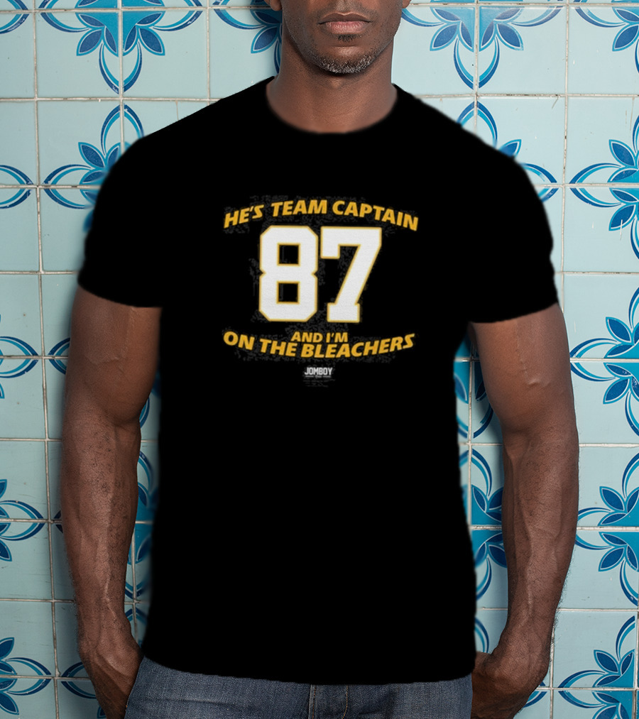He’s Team Captain 87 And I’m On The Bleachers Jomboy T-Shirt