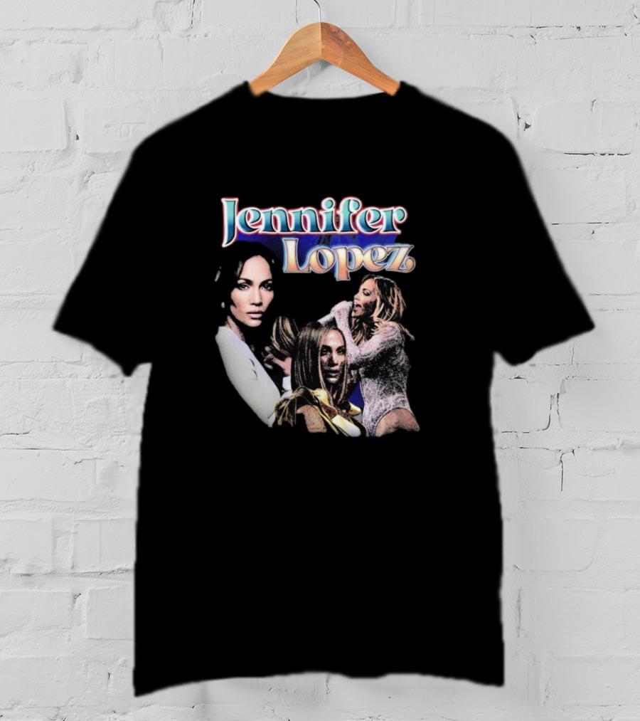 Jennifer Lopez Iconic Pop Diva Montage T-Shirt
