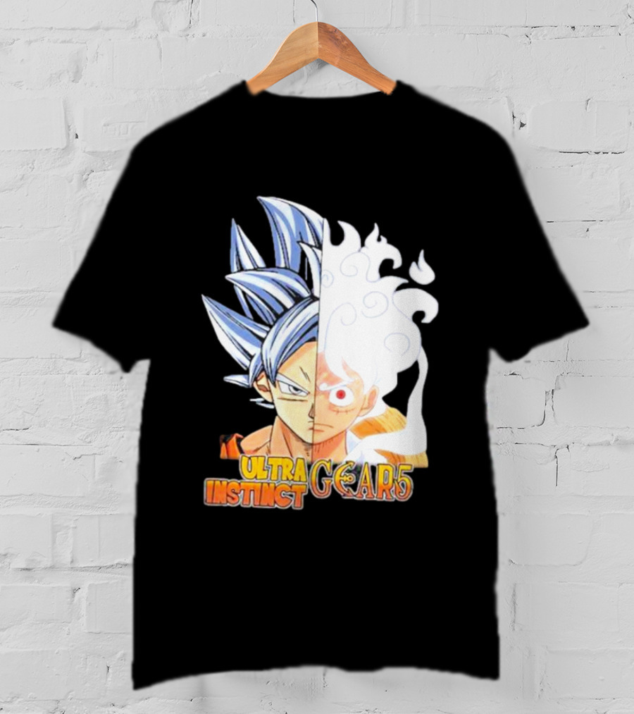 Ultra Instinct Gear 5 Fusion Anime Crossover Duo T-Shirt