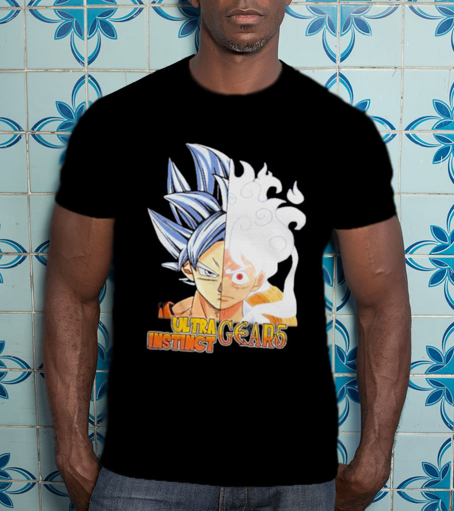 Ultra Instinct Gear 5 Fusion Anime Crossover Duo T-Shirt