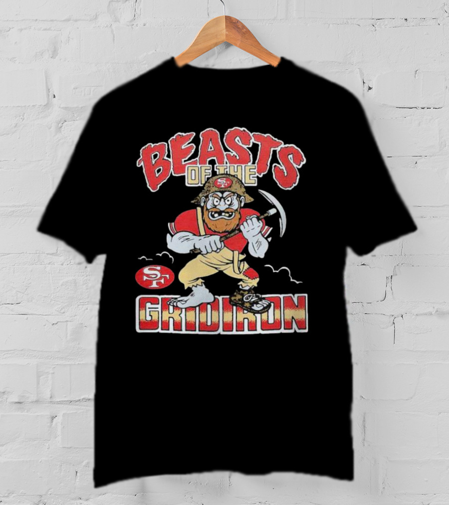 San Francisco 49ers Beasts Of The Gridiron SF Miner Character T-Shirt