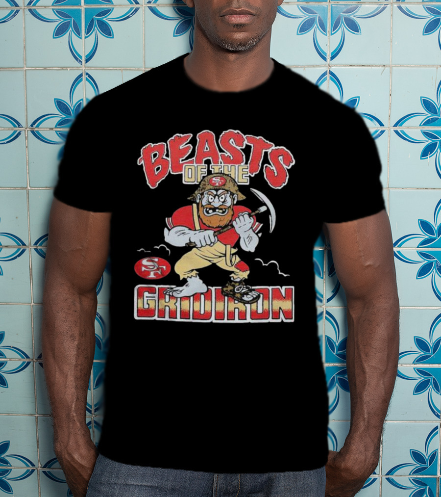 San Francisco 49ers Beasts Of The Gridiron SF Miner Character T-Shirt