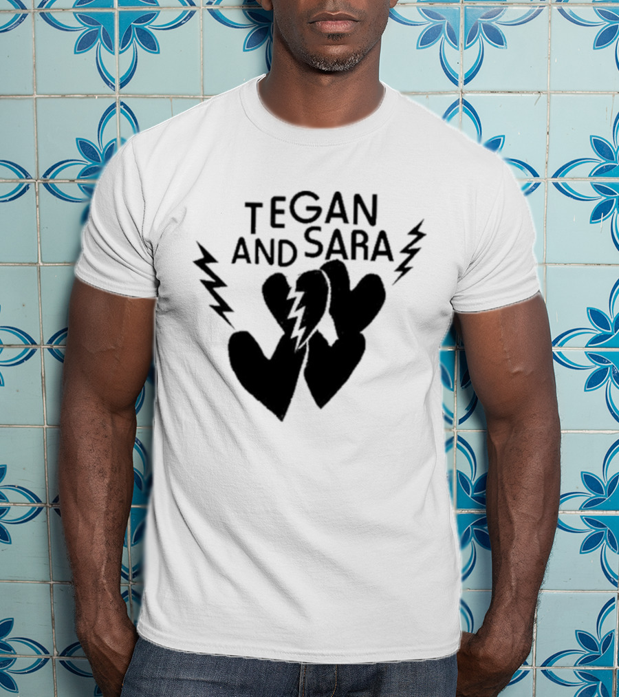 Tegan And Sara Heartbreak Lightning Hearts T-Shirt