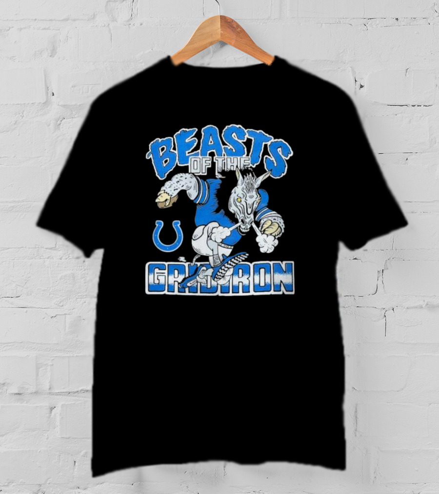 Indianapolis Colts Beasts Of The Gridiron NFL Powerhouse T-Shirt