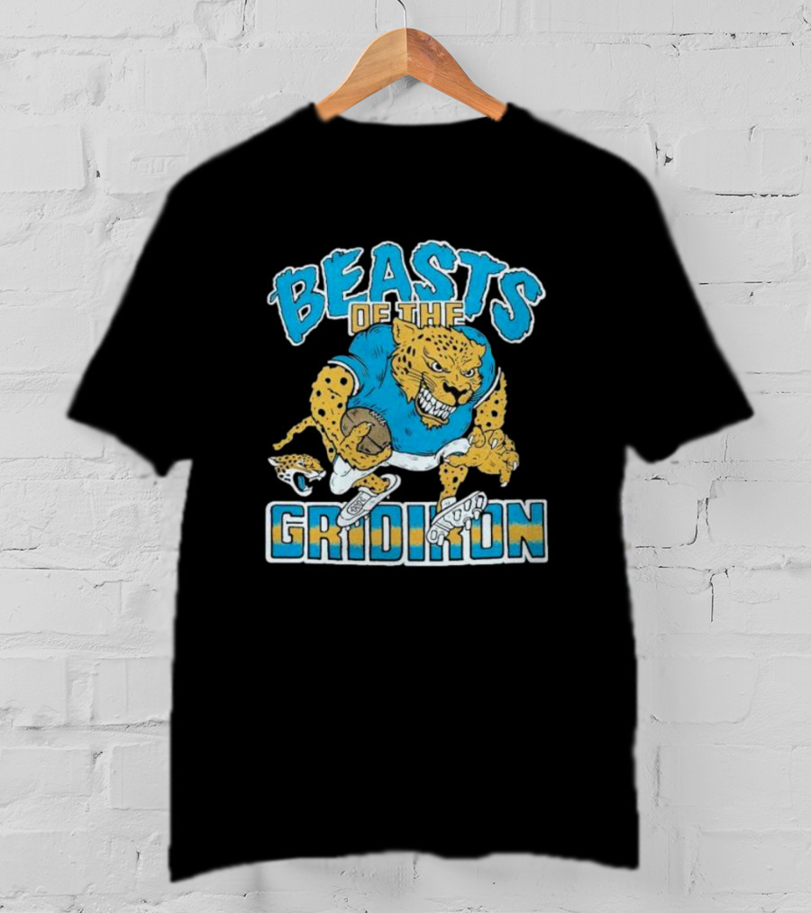 Jacksonville Jaguars Beasts Of The Gridiron Fierce Football Jaguar T-Shirt