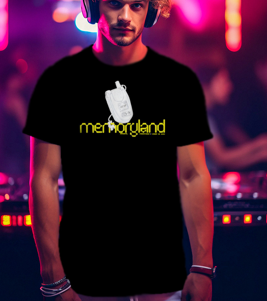 Memoryland Flip Goodbye Everything's Gonna Be Okay Retro Phone T-Shirt