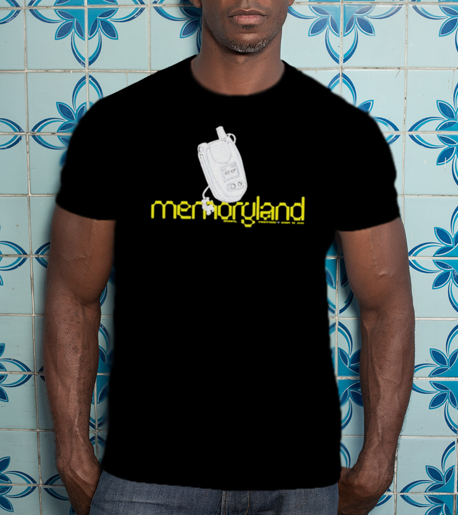 Memoryland Flip Goodbye Everything's Gonna Be Okay Retro Phone T-Shirt