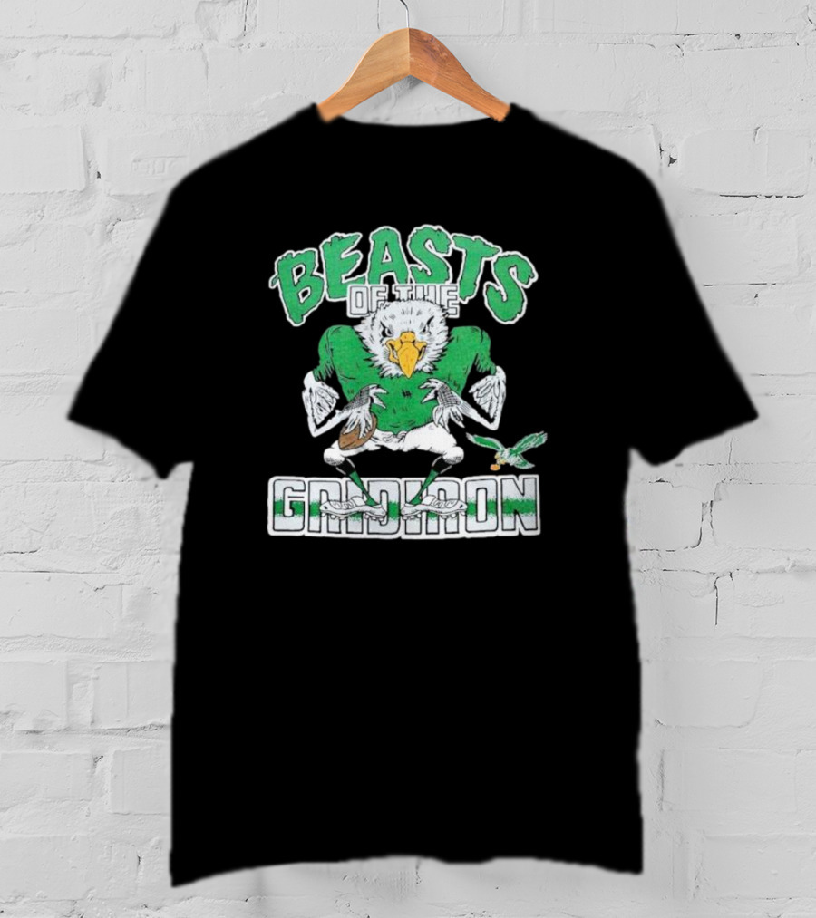 Philadelphia Eagles Beasts Of The Gridiron Football Bird Mascot T-Shirt