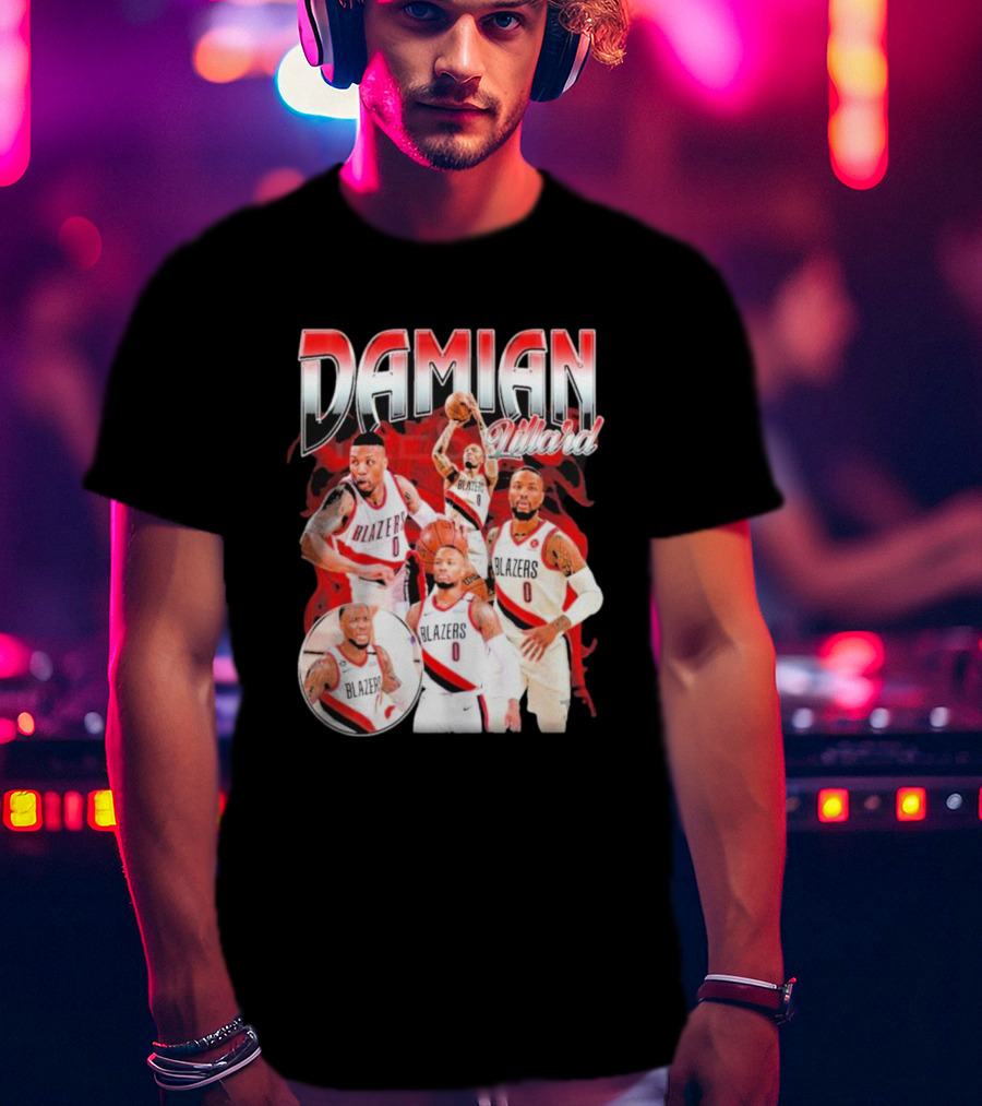 Damian Lillard Portland Blazers Basketball T-Shirt