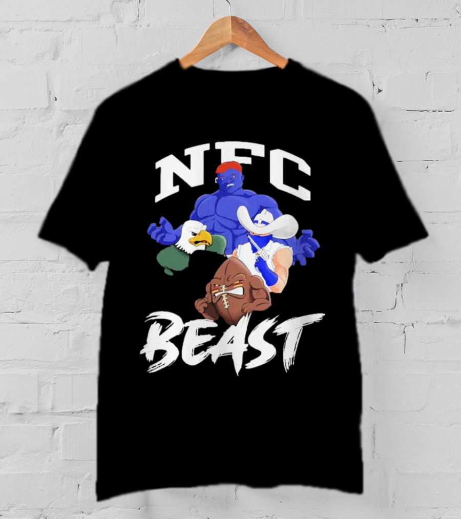 NFC Beast Football Characters And Mascots T-Shirt