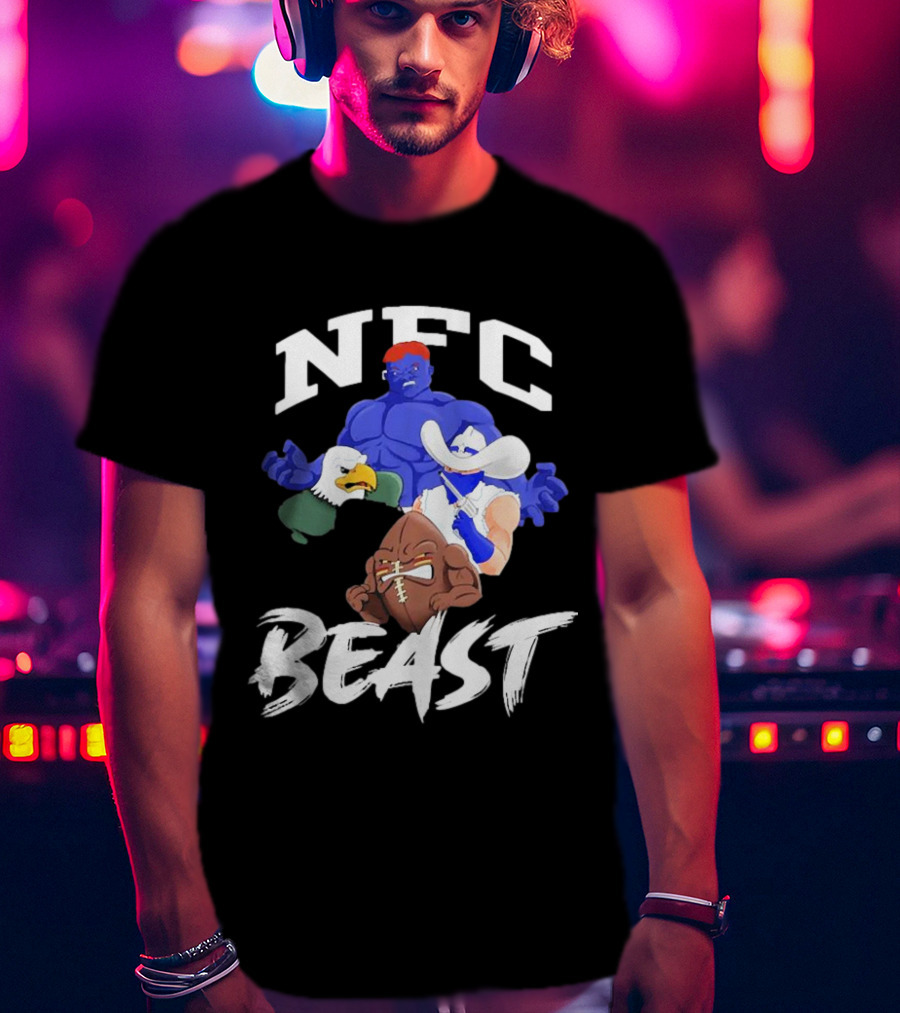 NFC Beast Football Characters And Mascots T-Shirt