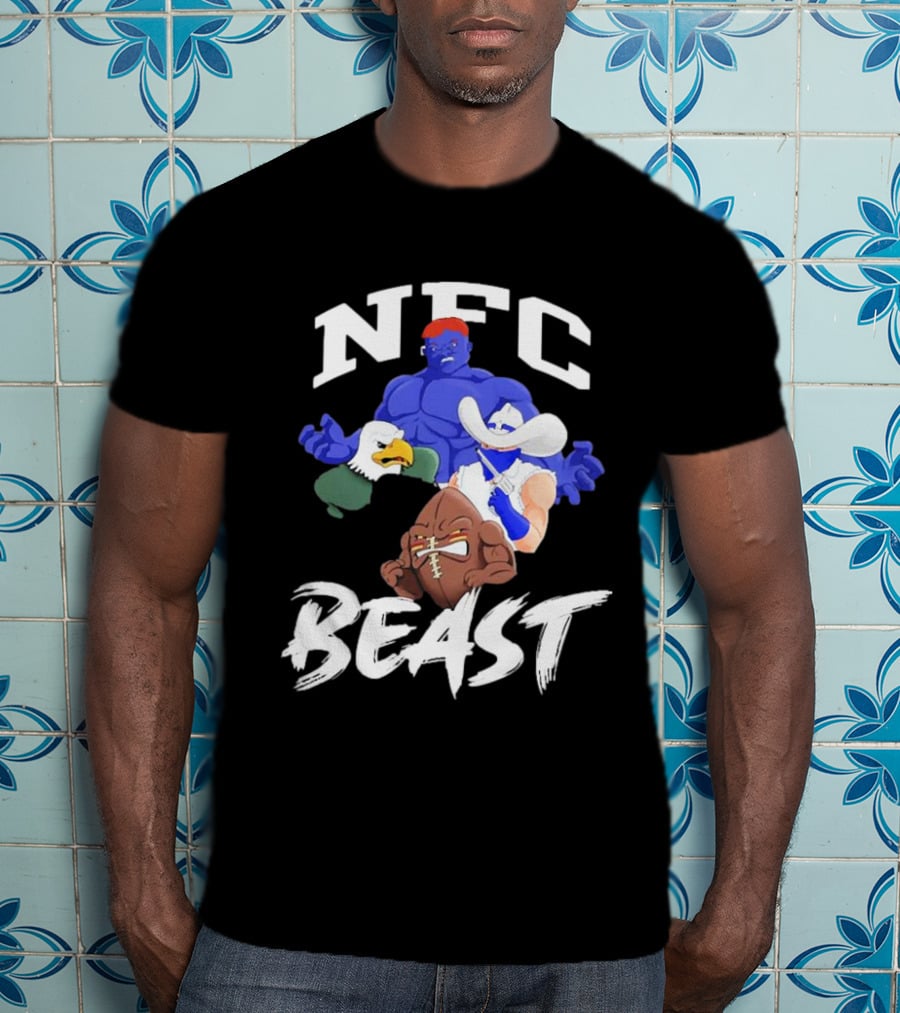 NFC Beast Football Characters And Mascots T-Shirt