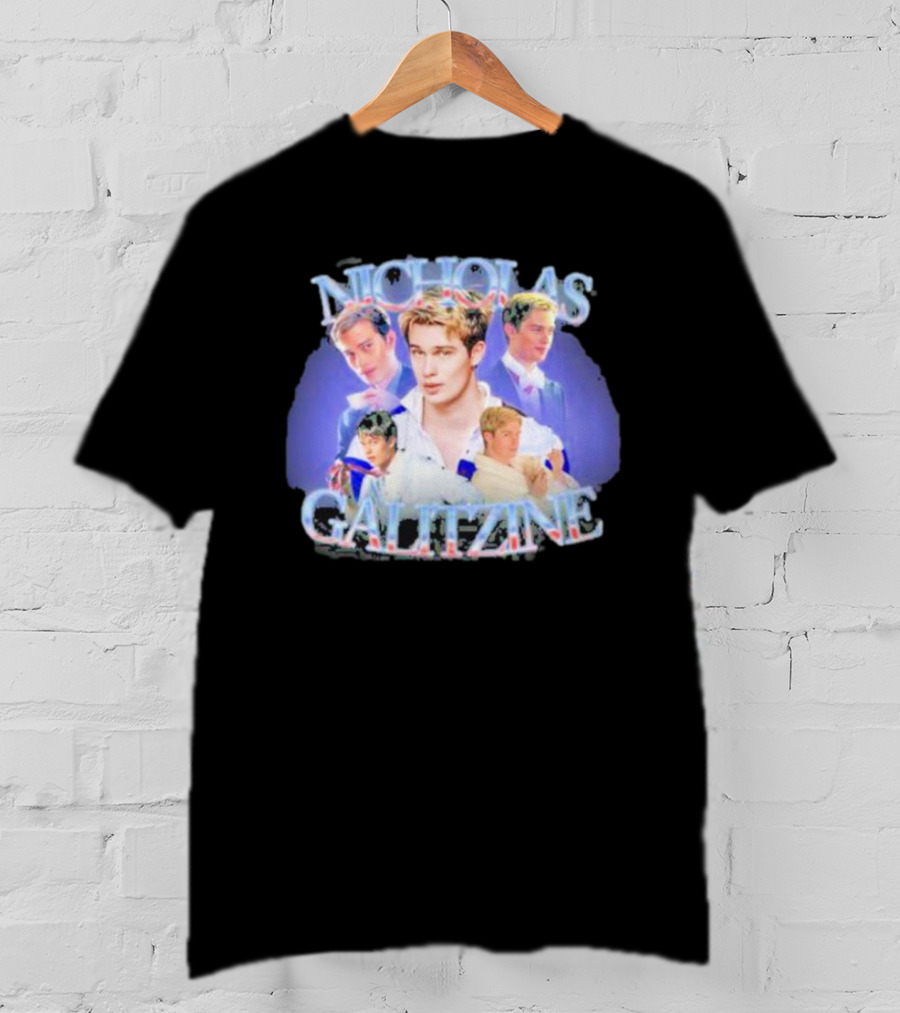 Nicholas Galitzine Collage With Various Poses And Expressions T-Shirt