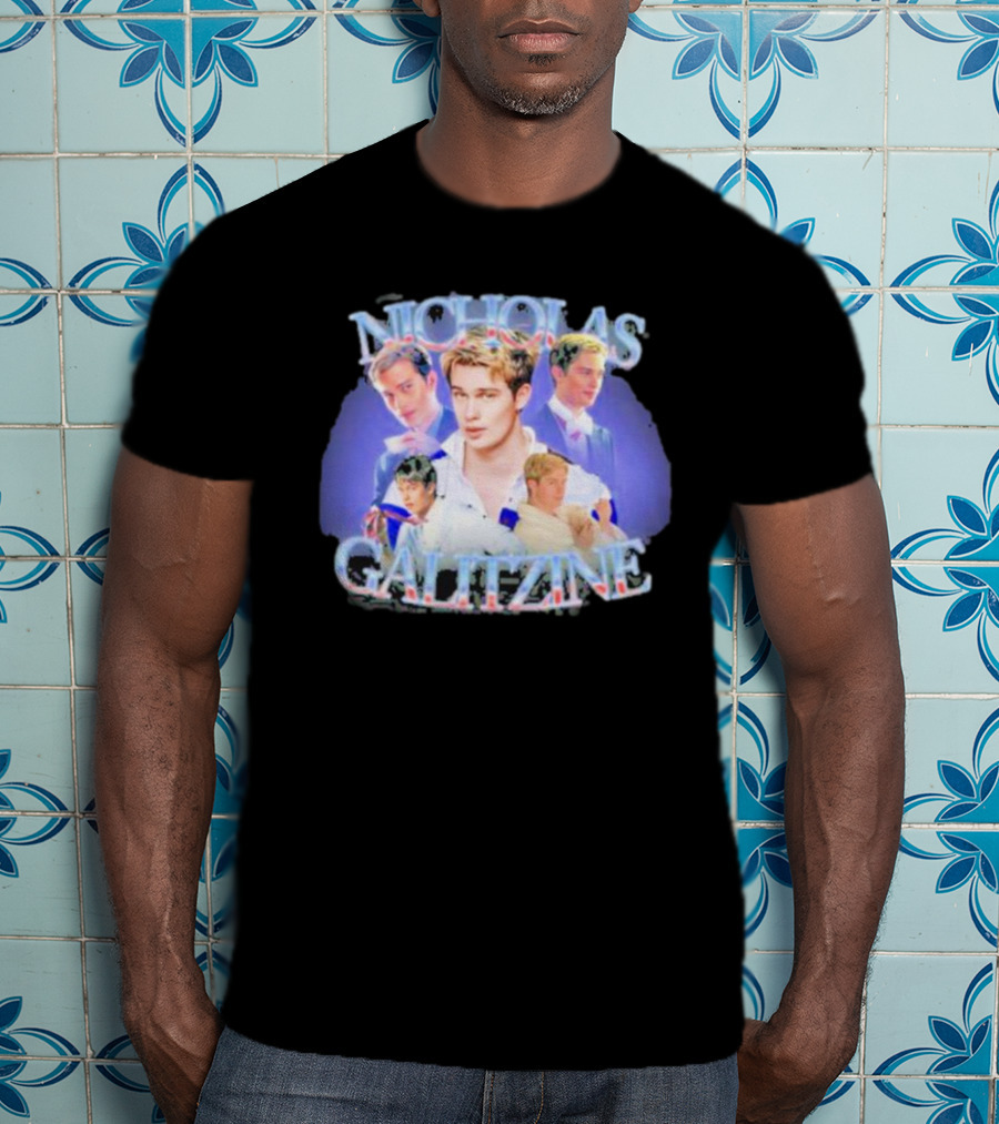 Nicholas Galitzine Collage With Various Poses And Expressions T-Shirt
