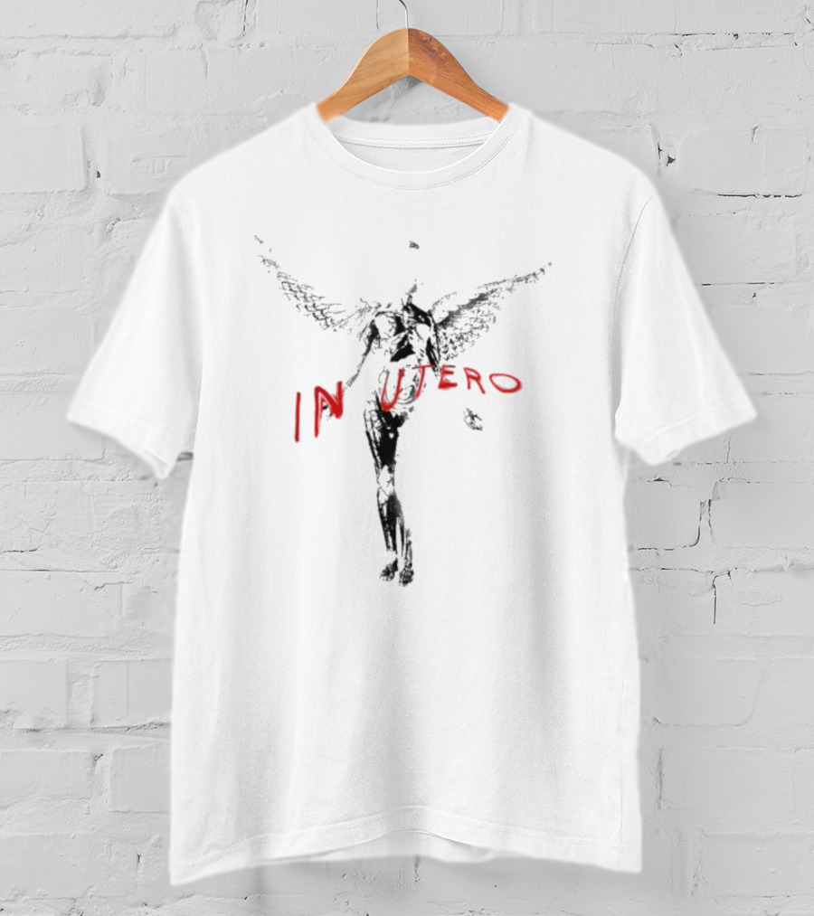 Nirvana In Utero Angel Wings T-Shirt