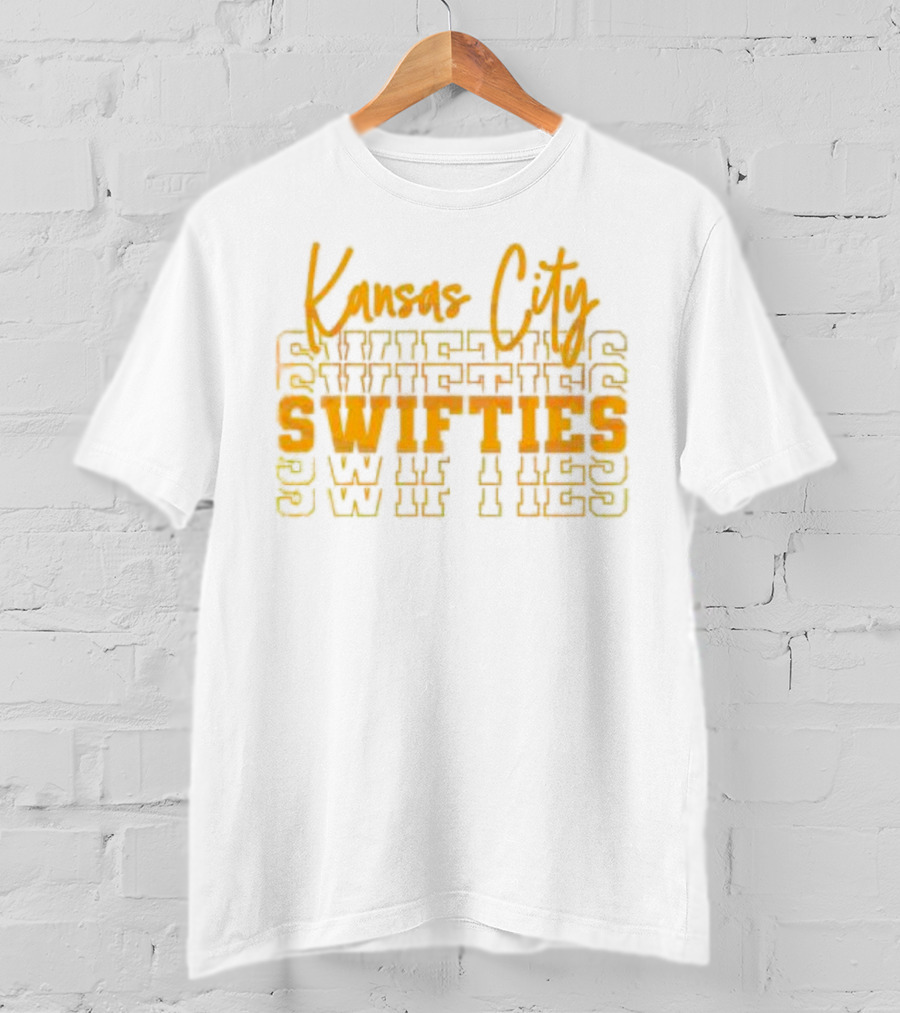 Kansas City Swifties Bold Layered Typography T-Shirt