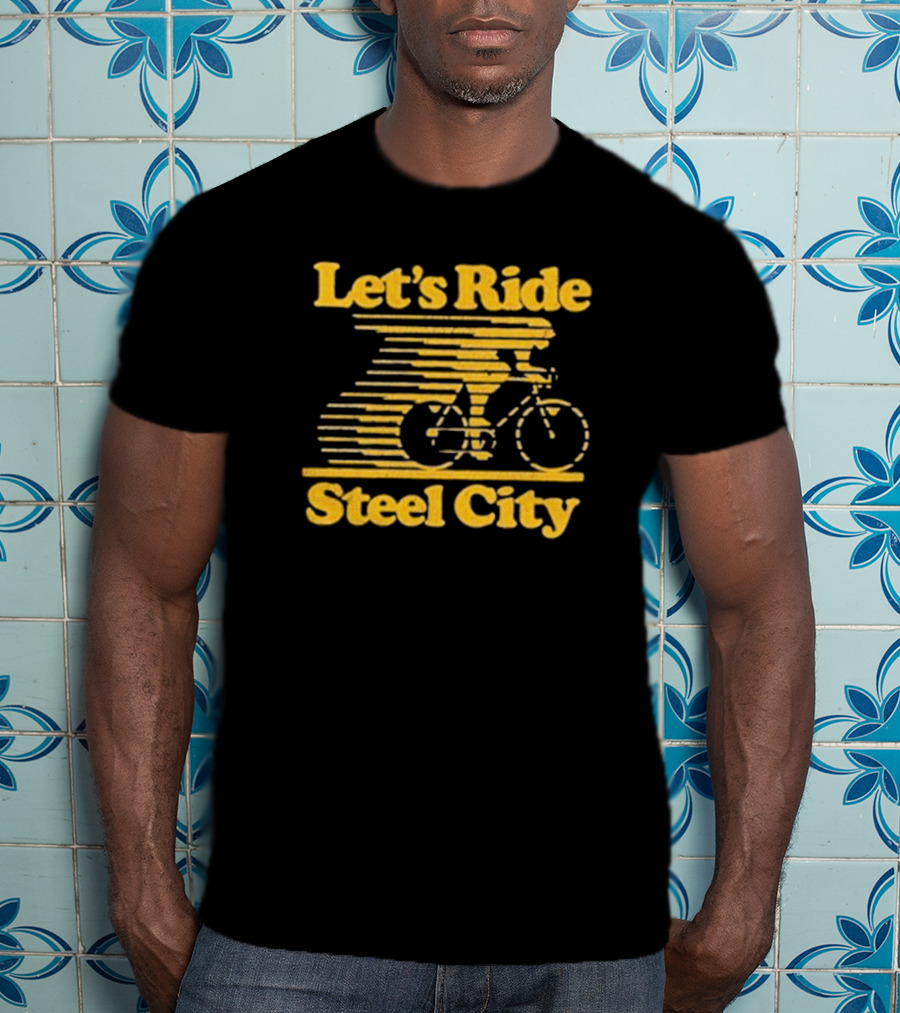 Let's Ride Steel City Cycling Adventure T-Shirt