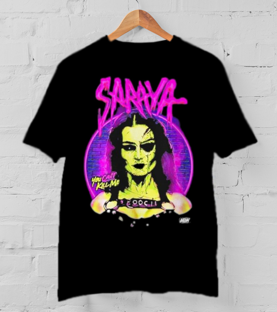 Saraya You Can't Kill Me Neon Halloween T-Shirt
