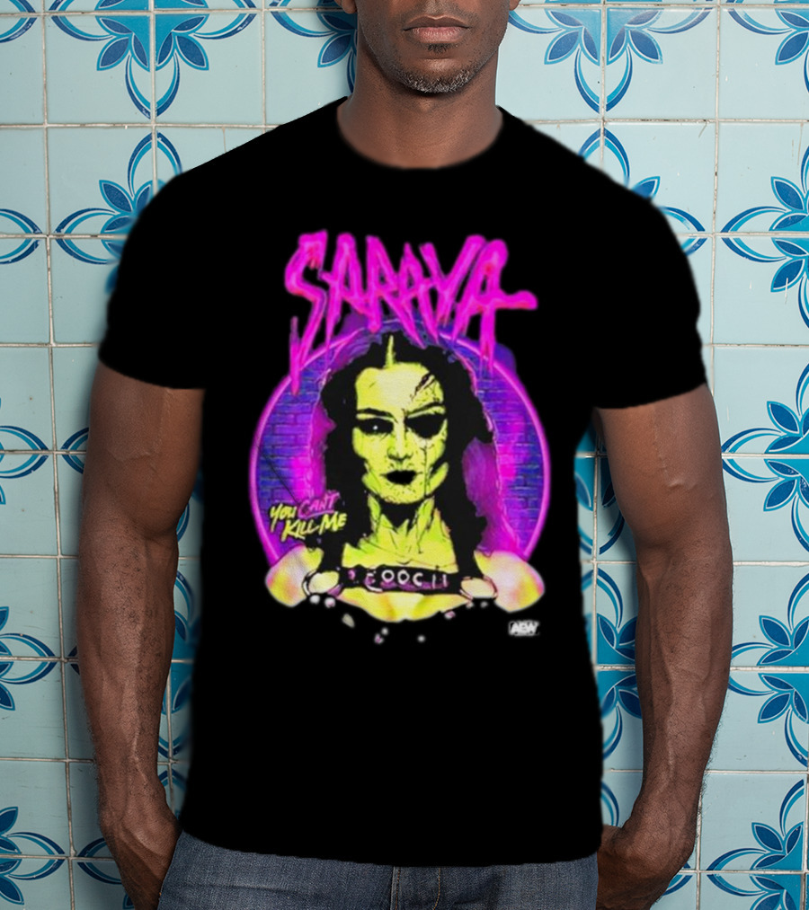 Saraya You Can't Kill Me Neon Halloween T-Shirt