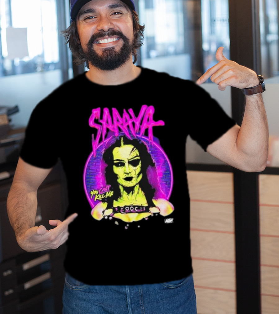 Saraya You Can't Kill Me Neon Halloween T-Shirt