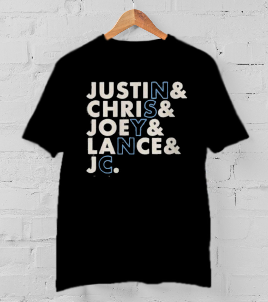 Justin Chris Joey Lance JC NSYNC T-Shirt