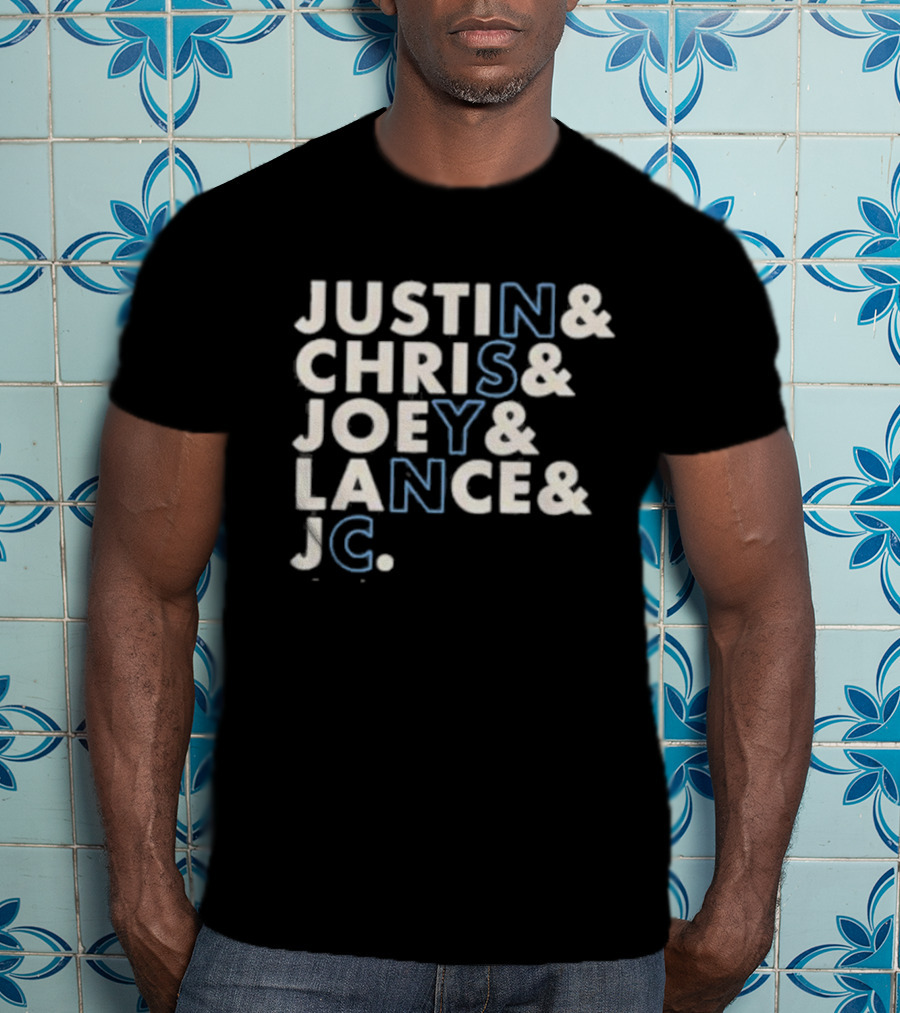 Justin Chris Joey Lance JC NSYNC T-Shirt