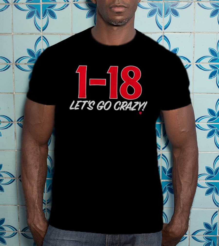 Minnesota Golden Gophers 1-18 Let's Go Crazy Fan T-Shirt