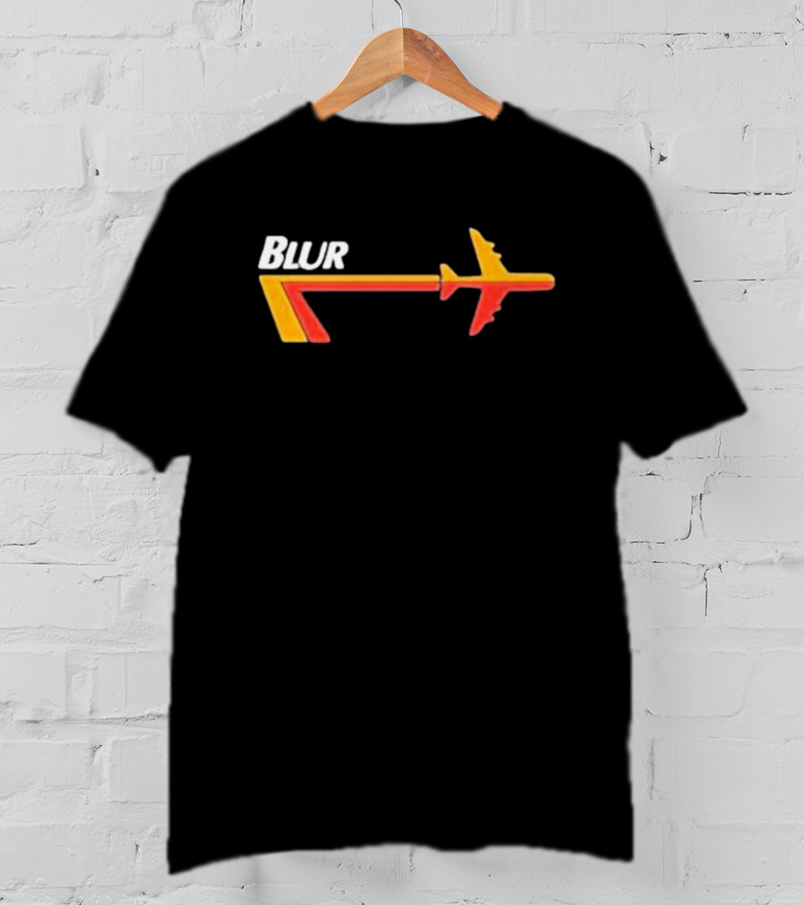 Blur Airplane Logo Merchandise Live At The Budokan T-Shirt