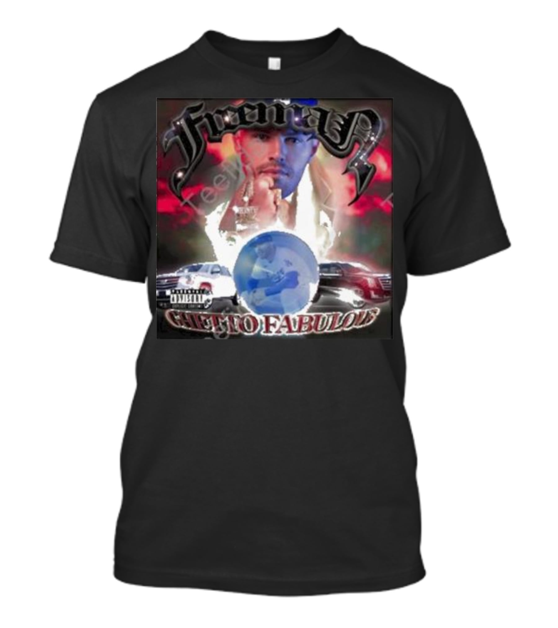 Freeman Ghetto Fabulous With Cars T-Shirt