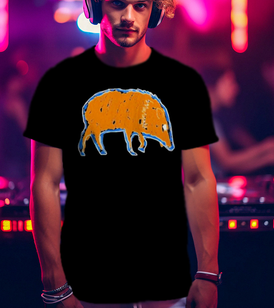 For All The Hogs Orange Boar T-Shirt