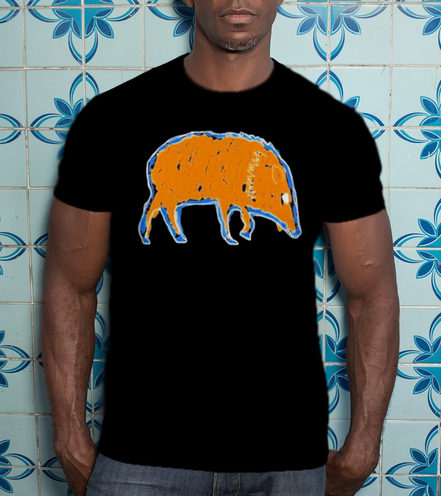 For All The Hogs Orange Boar T-Shirt