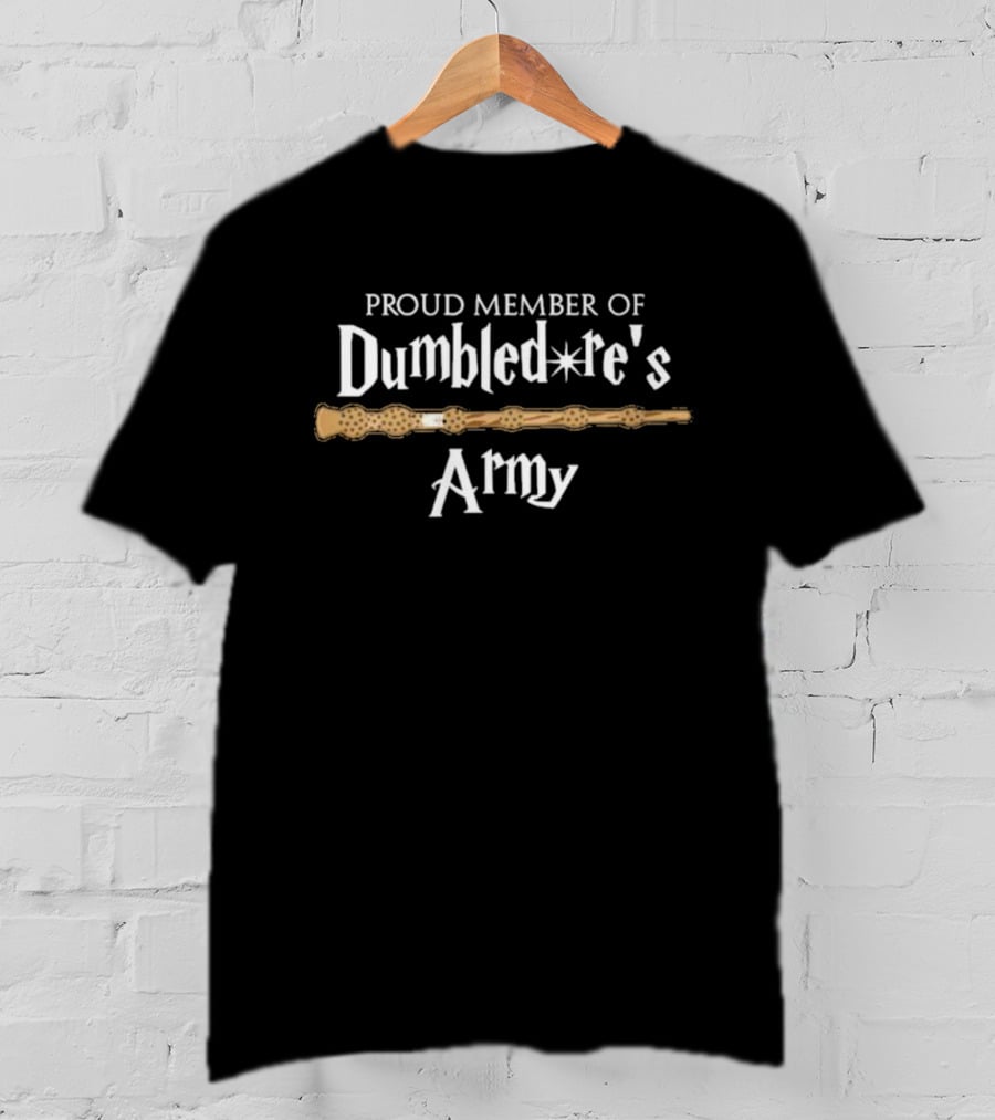 Proud Member Of Dumbledore's Army Wand T-Shirt
