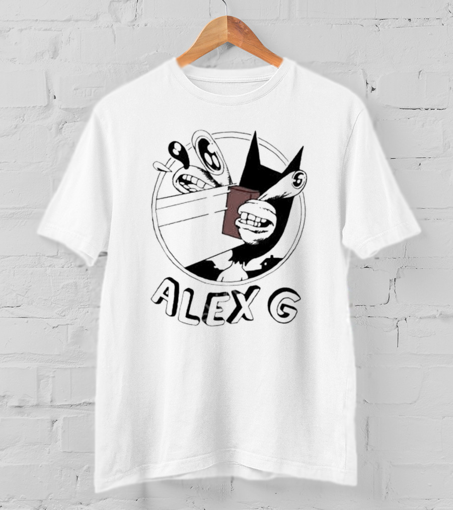 Alex G Retro Cartoon Style With Brick T-Shirt