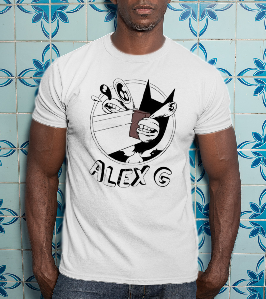 Alex G Retro Cartoon Style With Brick T-Shirt
