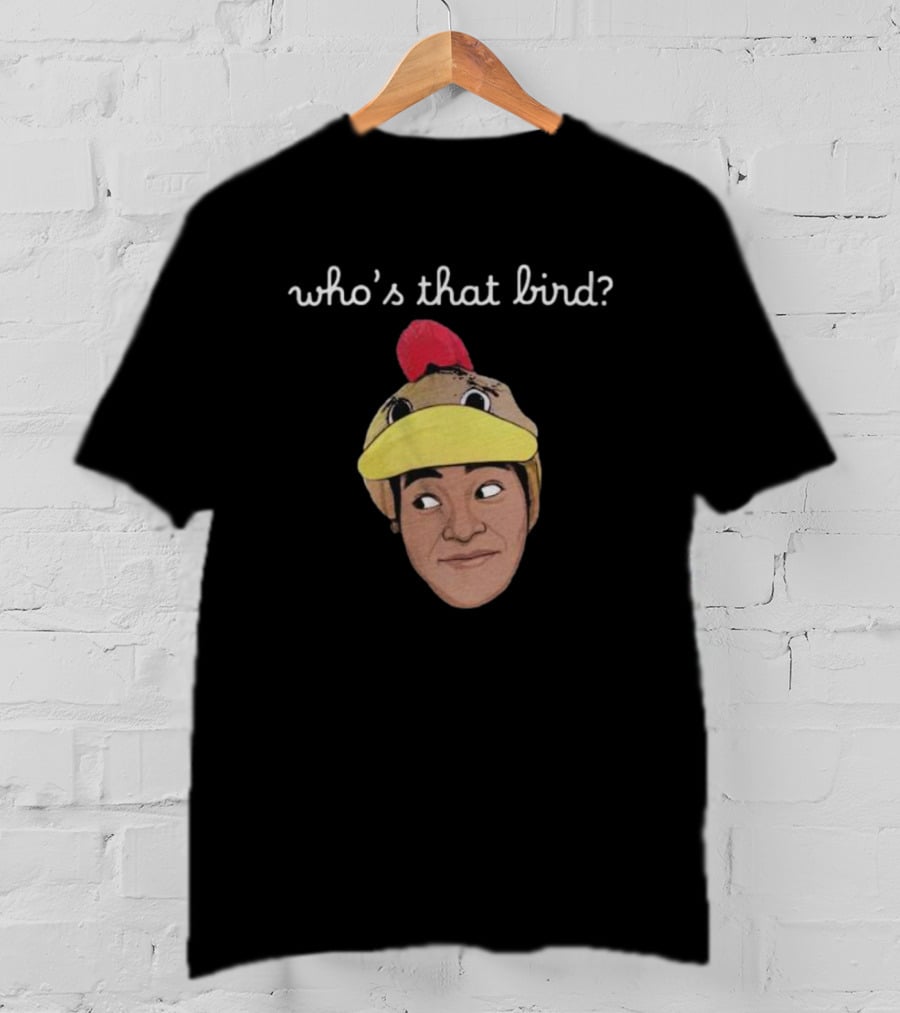Relmyers Who’s That Bird Face In Chicken Hat T-Shirt