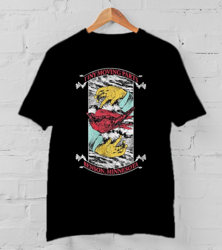 Tiny Moving Parts Benson Minnesota Hands And Bird T-Shirt