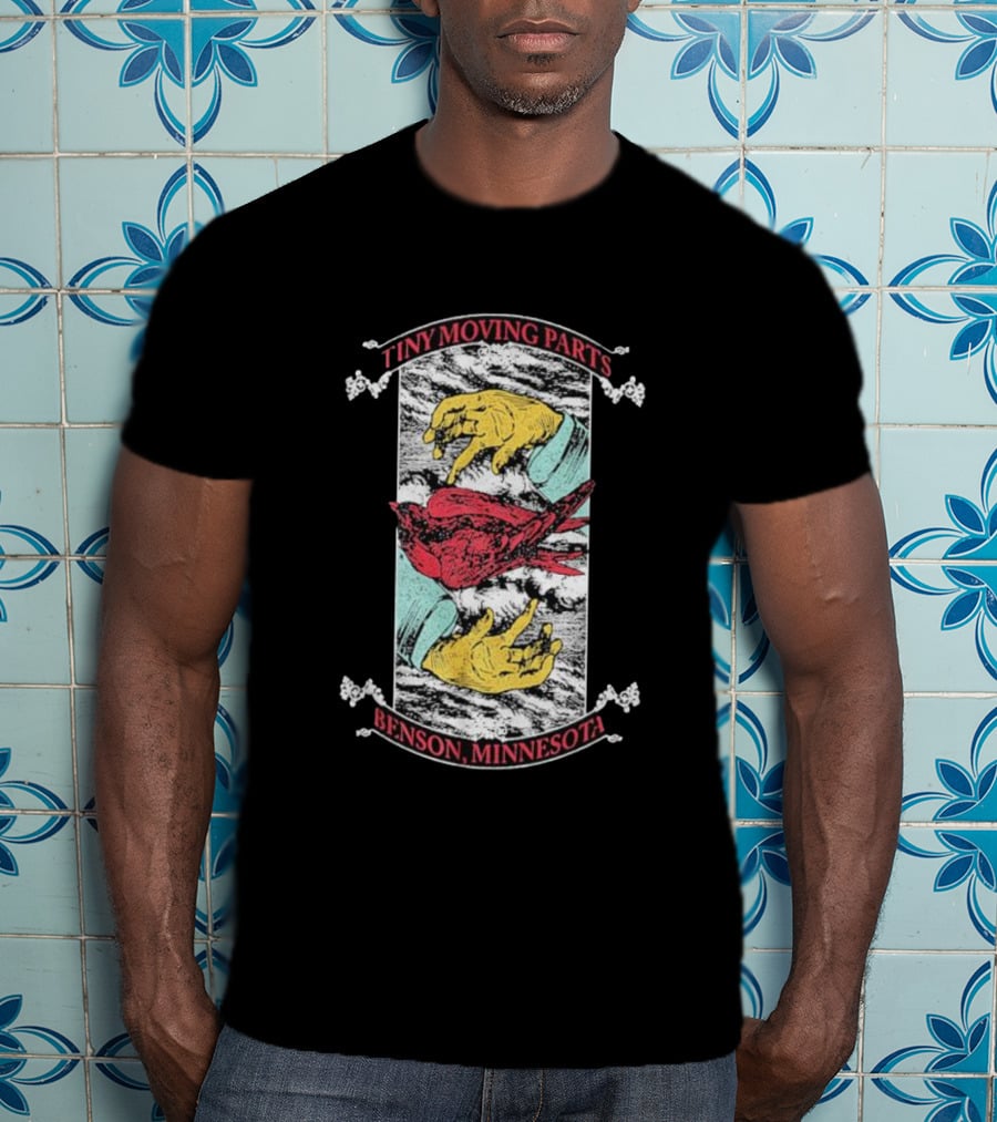 Tiny Moving Parts Benson Minnesota Hands And Bird T-Shirt