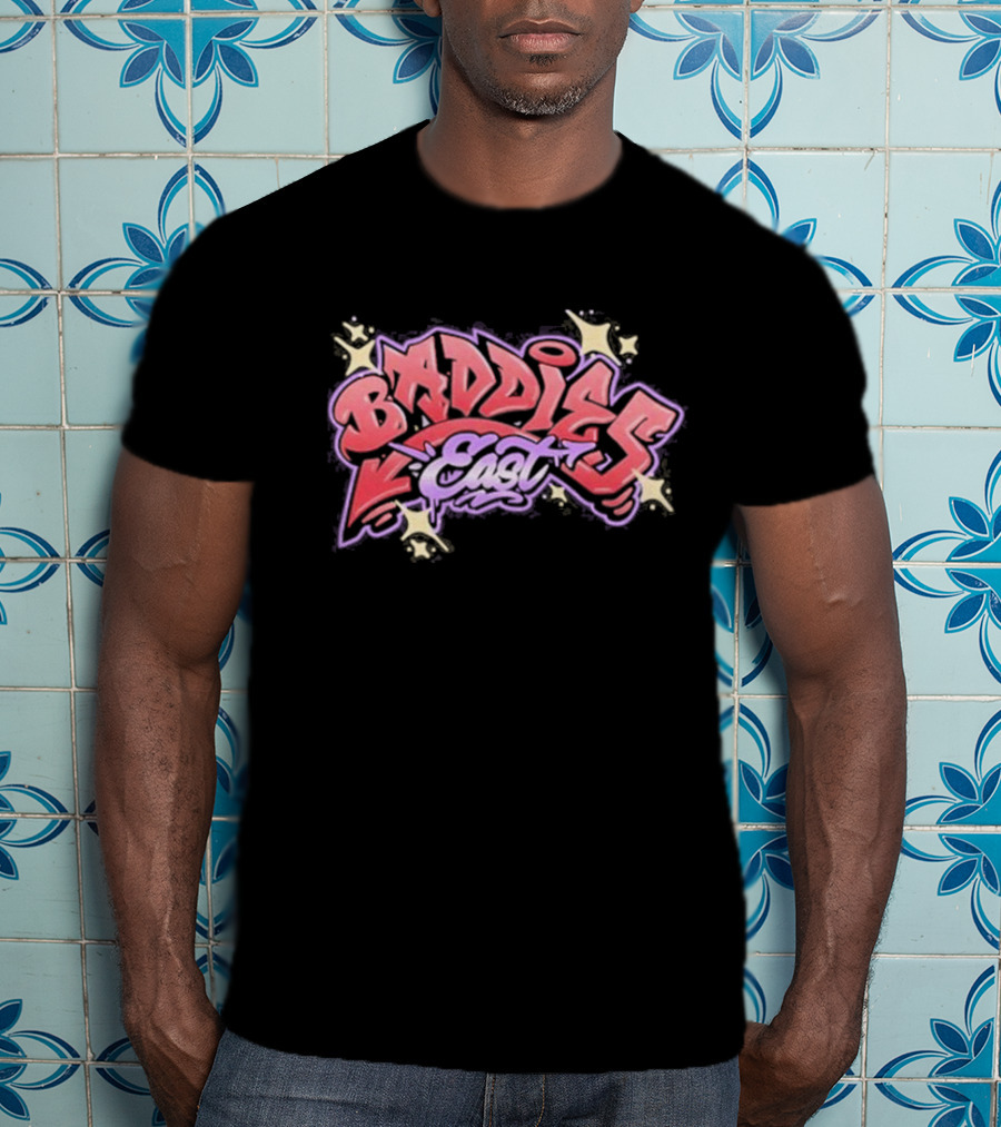 Baddies East Graffiti Stars T-Shirt