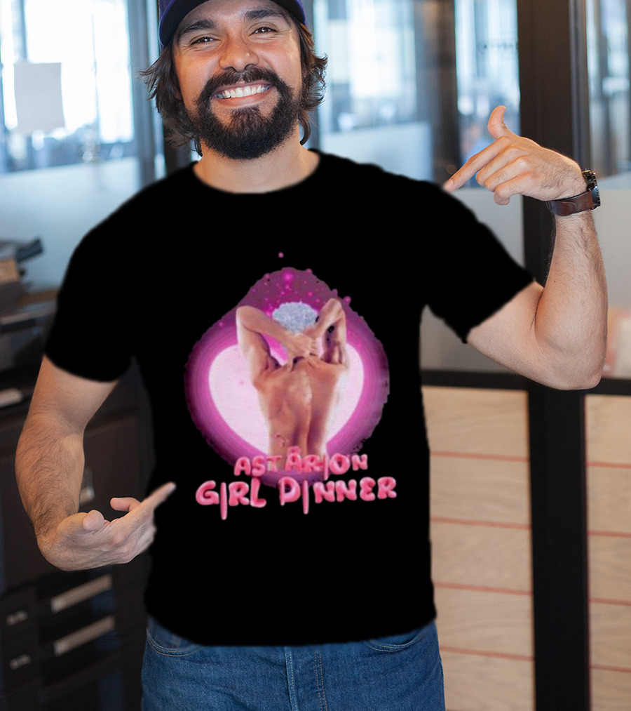 Astarion Girl Dinner Baldur’s Gate Game Character Back Pose T-Shirt